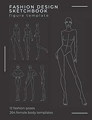 Fashion design sketchbook usato  Spedito ovunque in Italia 