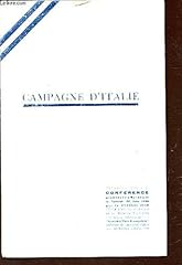 Campagne italie introduction d'occasion  Livré partout en France