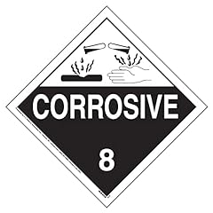 Class corrosive placard for sale  Delivered anywhere in USA 
