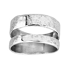 Used, Silpada 'Double Spaced' Two Bar Ring in Sterling Silver, for sale  Delivered anywhere in USA 