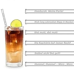 Hamburg sprüche glasstrohhalm gebraucht kaufen  Wird an jeden Ort in Deutschland