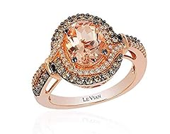 Levian ring peach for sale  Delivered anywhere in USA 