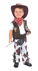 Brown cowboy toddler for sale  Delivered anywhere in UK