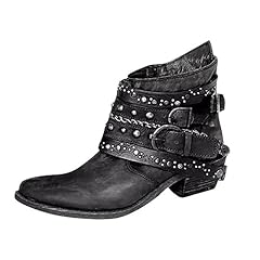 Unosheng studded boots for sale  Delivered anywhere in UK