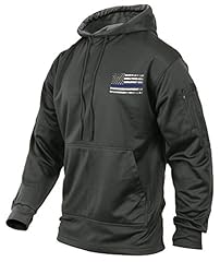Used, Rothco Thin Blue Line Concealed Carry Hoodie, Grey, for sale  Delivered anywhere in USA 