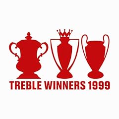 Manchester united treble for sale  Delivered anywhere in UK