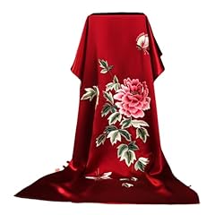 Luxurious red silk for sale  Delivered anywhere in UK