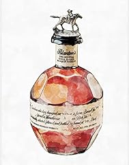 Blanton bourbon watercolor for sale  Delivered anywhere in USA 