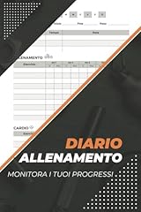 Diario allenamento per usato  Spedito ovunque in Italia 