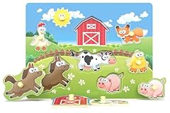Wooden peg puzzle for sale  Delivered anywhere in USA 