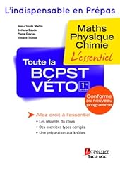 Bcpst véto 1re d'occasion  Livré partout en France