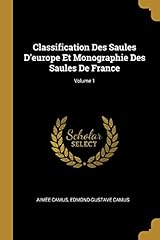 Classification saules monograp d'occasion  Livré partout en France