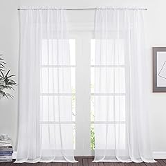 Nicetown white sheer for sale  Delivered anywhere in USA 