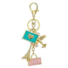 Plane keychain eiffel for sale  Delivered anywhere in USA 