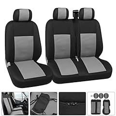Grey Black Van Seat Covers Universal Fit Most Vans for sale  Delivered anywhere in UK