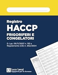 Registro haccp frigoriferi usato  Spedito ovunque in Italia 