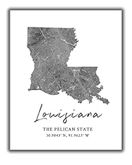 Louisiana state map for sale  Delivered anywhere in USA 