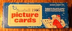 Topps 1986 baseball for sale  Delivered anywhere in USA 