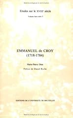 Emmanuel croy d'occasion  Livré partout en France