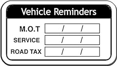 Vehicle reminder labels for sale  Delivered anywhere in UK