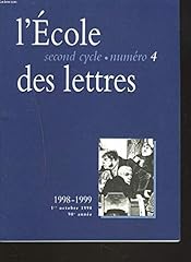 Ecole lettres second d'occasion  Livré partout en France