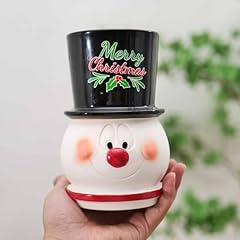 Potruwe ceramic snowman for sale  Delivered anywhere in USA 