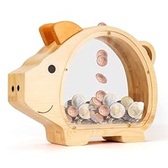 Wooden piggy bank for sale  Delivered anywhere in USA 