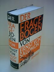 Ernst salomon fragebogen gebraucht kaufen  Wird an jeden Ort in Deutschland
