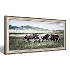 Horse framed canvas for sale  Delivered anywhere in USA 