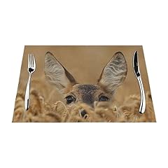 Placemats sets roe for sale  Delivered anywhere in UK