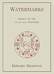 Watermarks mainly 17th for sale  Delivered anywhere in UK