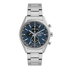 Seiko chronograph blue for sale  Delivered anywhere in USA 