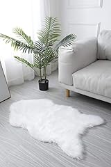 Faux imitation sheepskin for sale  Delivered anywhere in UK