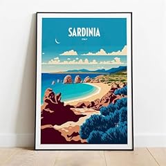 Poster viaggio sardegna usato  Spedito ovunque in Italia 