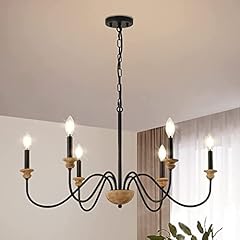 Light wood chandelier for sale  Delivered anywhere in USA 