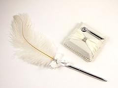 Ivory feather wedding for sale  Delivered anywhere in Ireland
