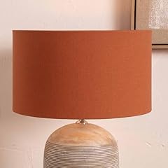 Terracotta cylinder lampshade for sale  Delivered anywhere in UK