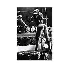 Poster palestra bianco usato  Spedito ovunque in Italia 