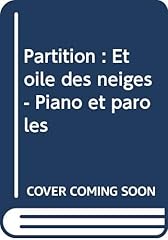 Partition etoile neiges d'occasion  Livré partout en France