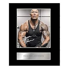 Autogramm fotodruck dwayne gebraucht kaufen  Wird an jeden Ort in Deutschland