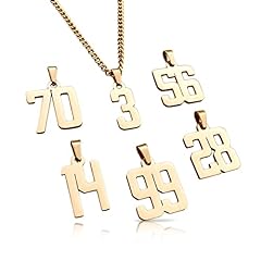 Number pendant chain for sale  Delivered anywhere in USA 