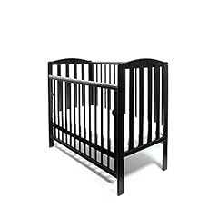 New Solid Wood Black Tobie Cot / Mini Cot / Space Saver for sale  Delivered anywhere in UK