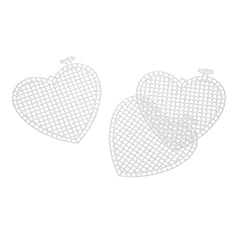 Plastic canvas hearts for sale  Delivered anywhere in UK
