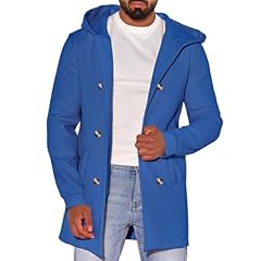 Men blue hooded for sale  Delivered anywhere in UK