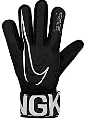 NIKE Kids' Match Goalkeeper Gloves, Black/White, Size for sale  Delivered anywhere in UK