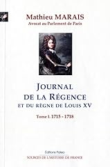 Journal régence règne d'occasion  Livré partout en France