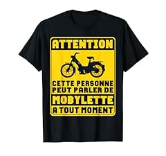Mobylette shirt noir d'occasion  Livré partout en France