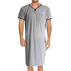 Fashion mens nightgown for sale  Delivered anywhere in USA 