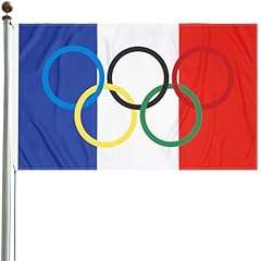 Drapeau olympique decoration d'occasion  Livré partout en France