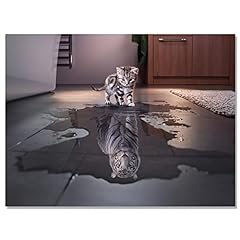 Wandbild katze tiger gebraucht kaufen  Wird an jeden Ort in Deutschland